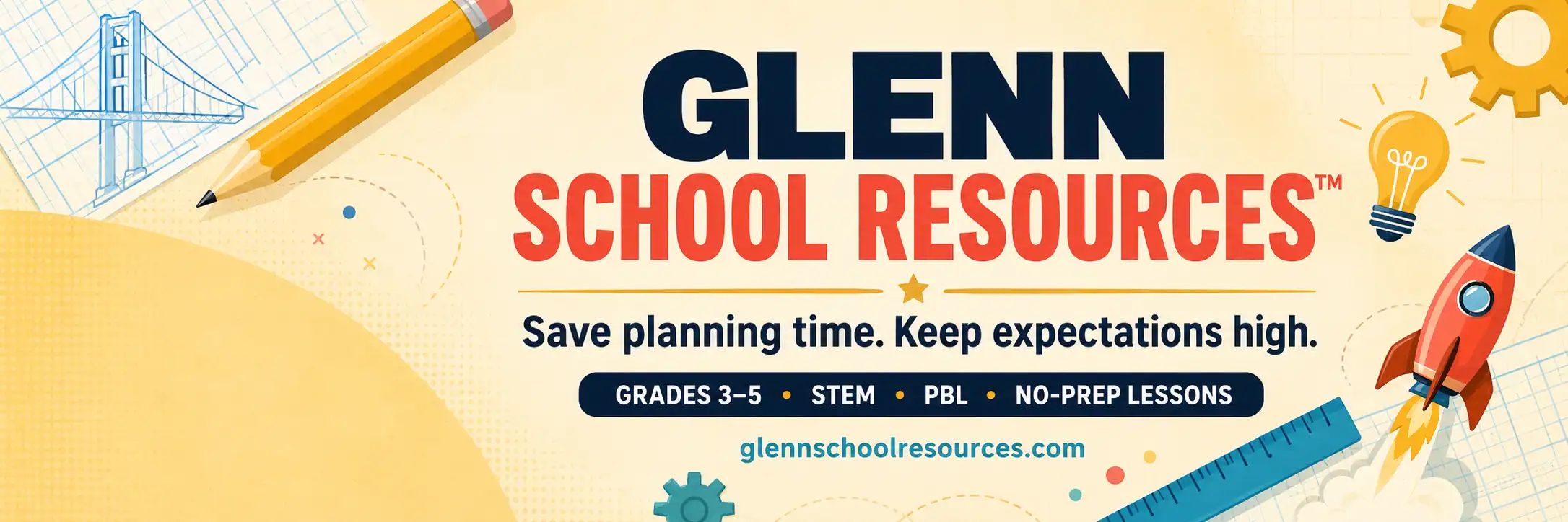 Glenn School Resources STEM classroom banner